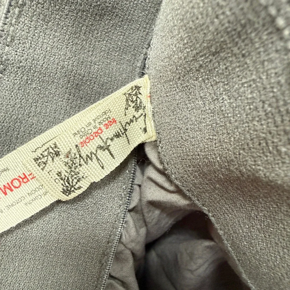 Free People Boxer Shorts Womens Large Gray Elastic Waist Loungewear Sleepwear - Picture 5 of 6